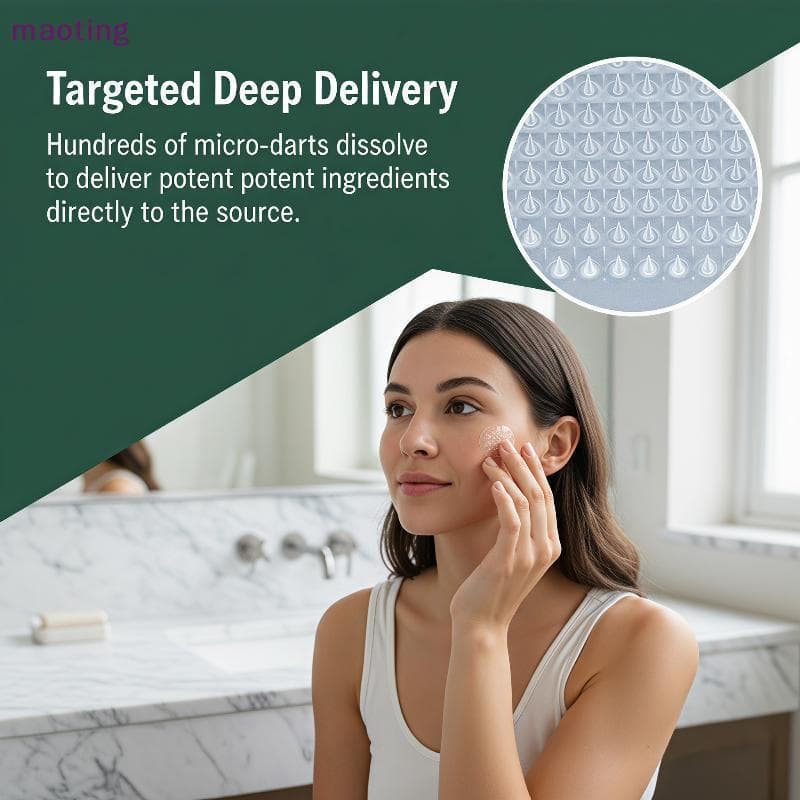 [maoting] Adesivo Hidrocolóide Para Espinhas Com Microagulhas 0.3 Mm Microponto Adesivos Invisíveis Cura Rápida De Acne