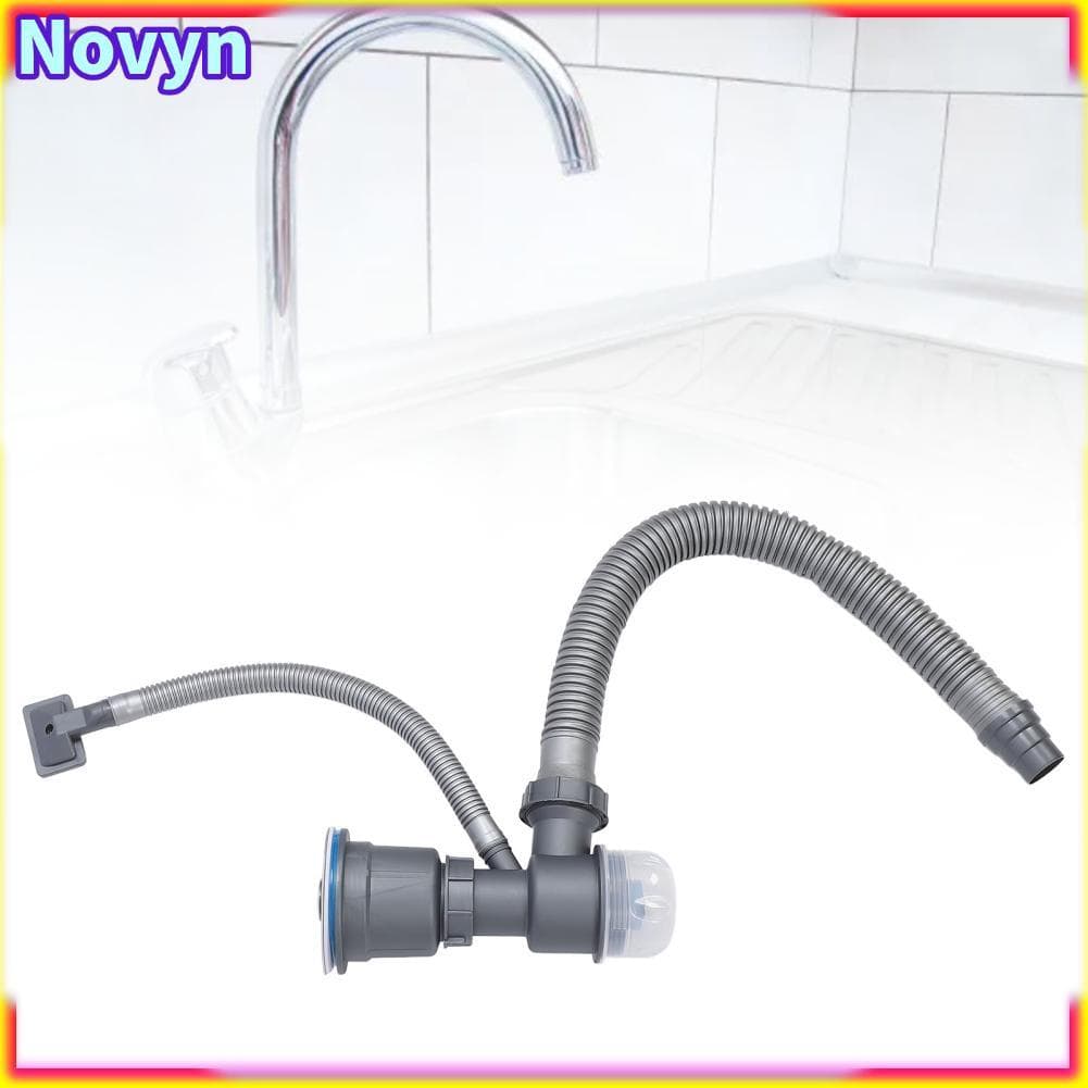 Kit de drenagem de mangueira para pia de cozinha Novyn-br Design de grande capacidade Tubo de drenagem Fácil de
