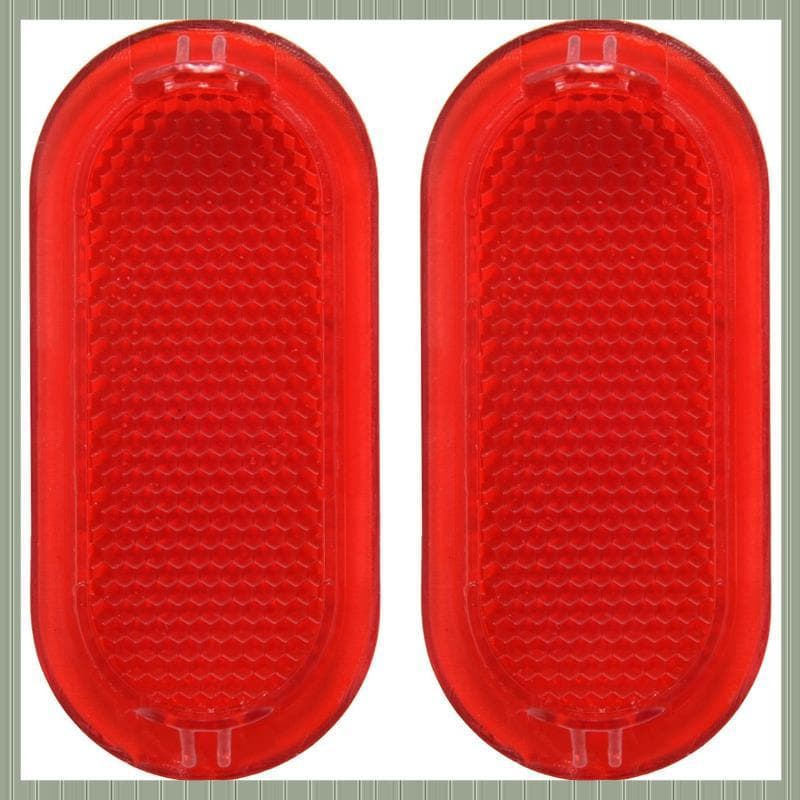 (Ufgt) 2 Unidades Refletor Vermelho Da Tampa Luz De Advertência Do Painel Porta Interna Para 6Q0947419