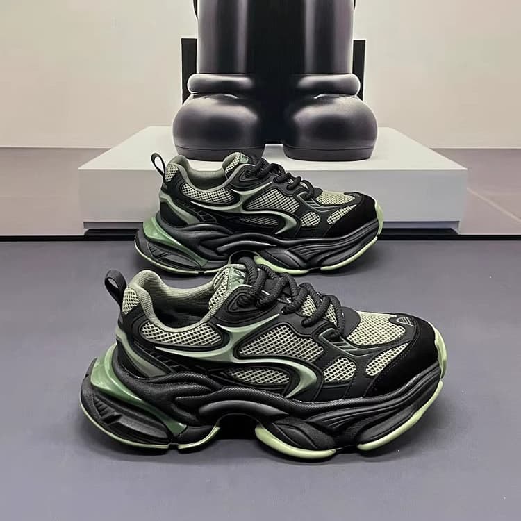 Verão novo estilo almofada de ar sapatos masculinos outono tendência All-Match sapatos casuais de alta qualidade aumento