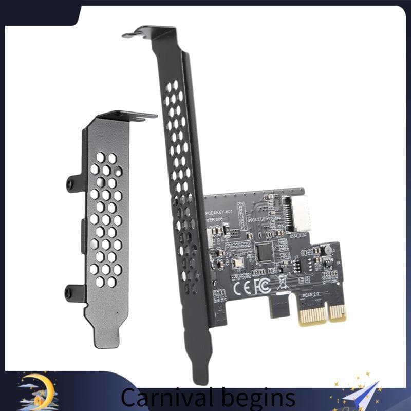 [eileenj3] PCI-E 1X Para USB 3.2 GEN1 5 Gbps Tipo Placa De Expansão A-Key , Interface C Do Painel Frontal PC Desktop (AS