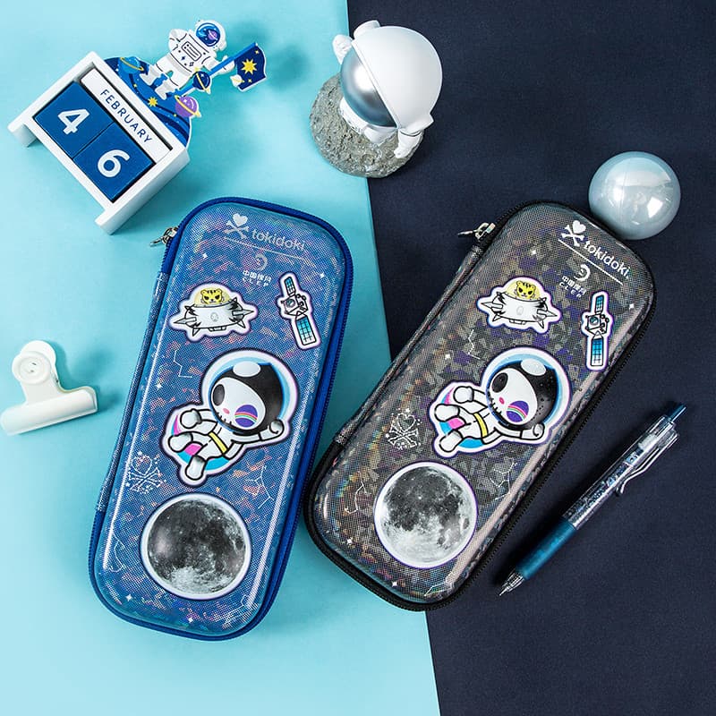 Guangbo Moon Viewing Pencil Case EVA Estojo de lápis de três camadas de grande capacidade para estudantes da escola prim