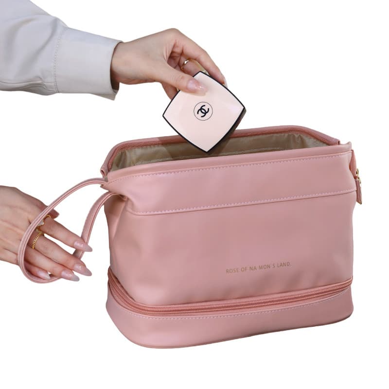 Bolsa para Maquiagem Portátil Organizador estojo maquiagem viagem bolsas maquiagem para mulheres