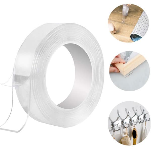 1/3/5M Transparente Dupla Face Adesivo Nano Fita Sem Costura Magia À Prova Dwaterproof Água De Parede Para Carro Cozinha