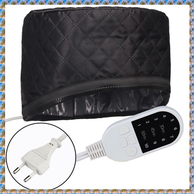 [bo7w15gmoh.br] Chapéu Térmico Elétrico Portátil Touca De Cabelo Com Calor De 10 Níveis Função De 3 Temporizadores Para