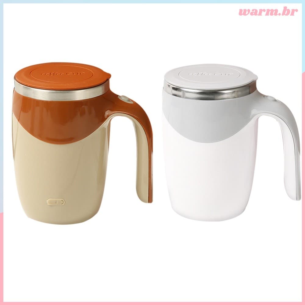 Caneca De Agitação Automática De 13 Onças Para Café Recarregável À Prova De Vazamentos-Viagens Em Casa No Escritório , A