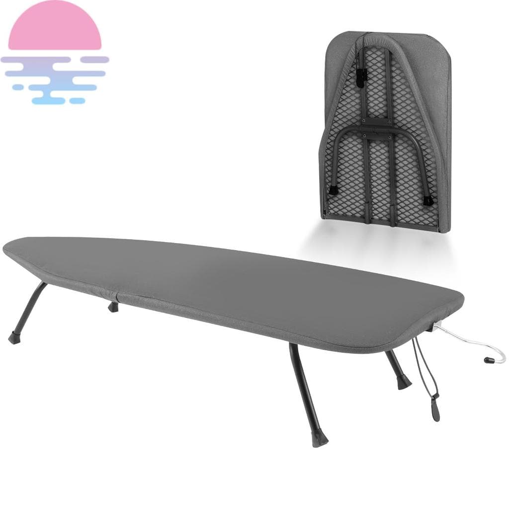 Tábua De Passar Roupa De Mesa Pequena Dobrável Com Gancho Portátil Tampa Resistente Ao Calor Ferro Ampliada Que Economiz