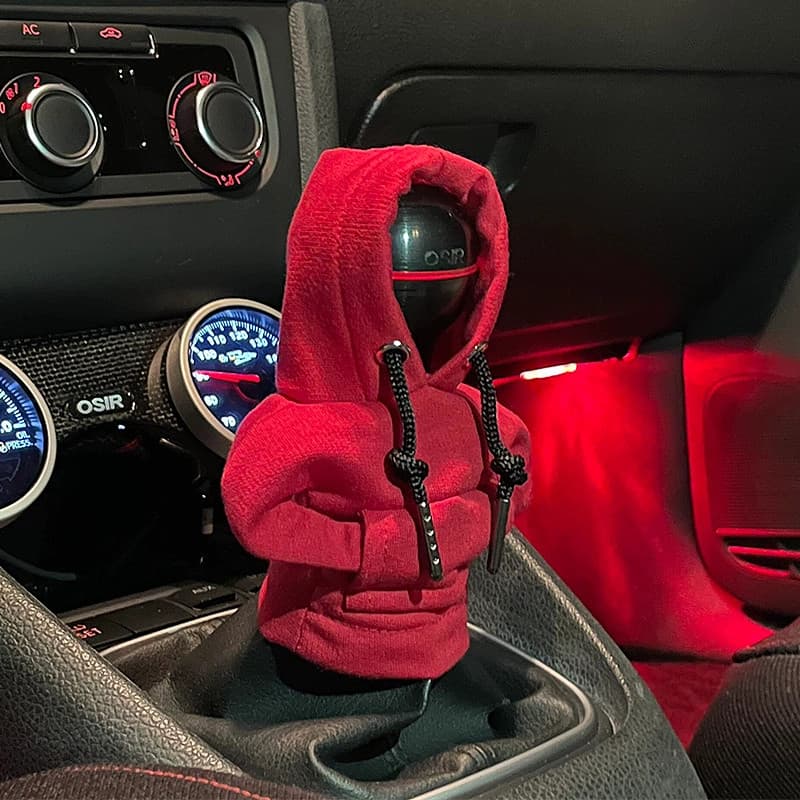 Bonito moletom bloco de carro decoração bloco capa criativa alavanca mudança engrenagem proteção alça capa engrenagem Ma