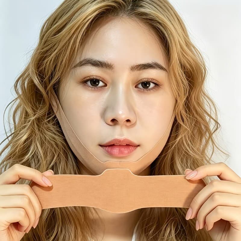 Alça De Treinamento facial Em Forma De V E Cuidados Faciais , Projetada Especialmente Para Rosto , Pescoço Queixo , Adeq