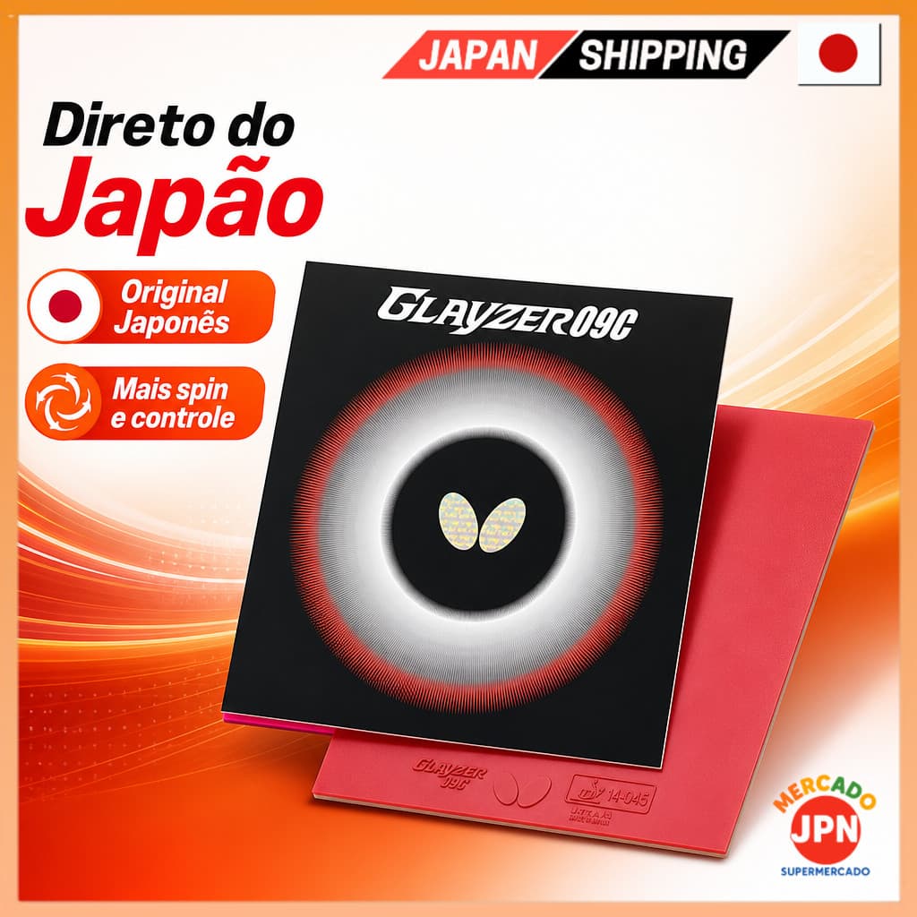Butterfly Tenis de Mesa Borracha Grizer 09C, Soft Sponge, Sticky High Tension, Ver Direct from JAPAN