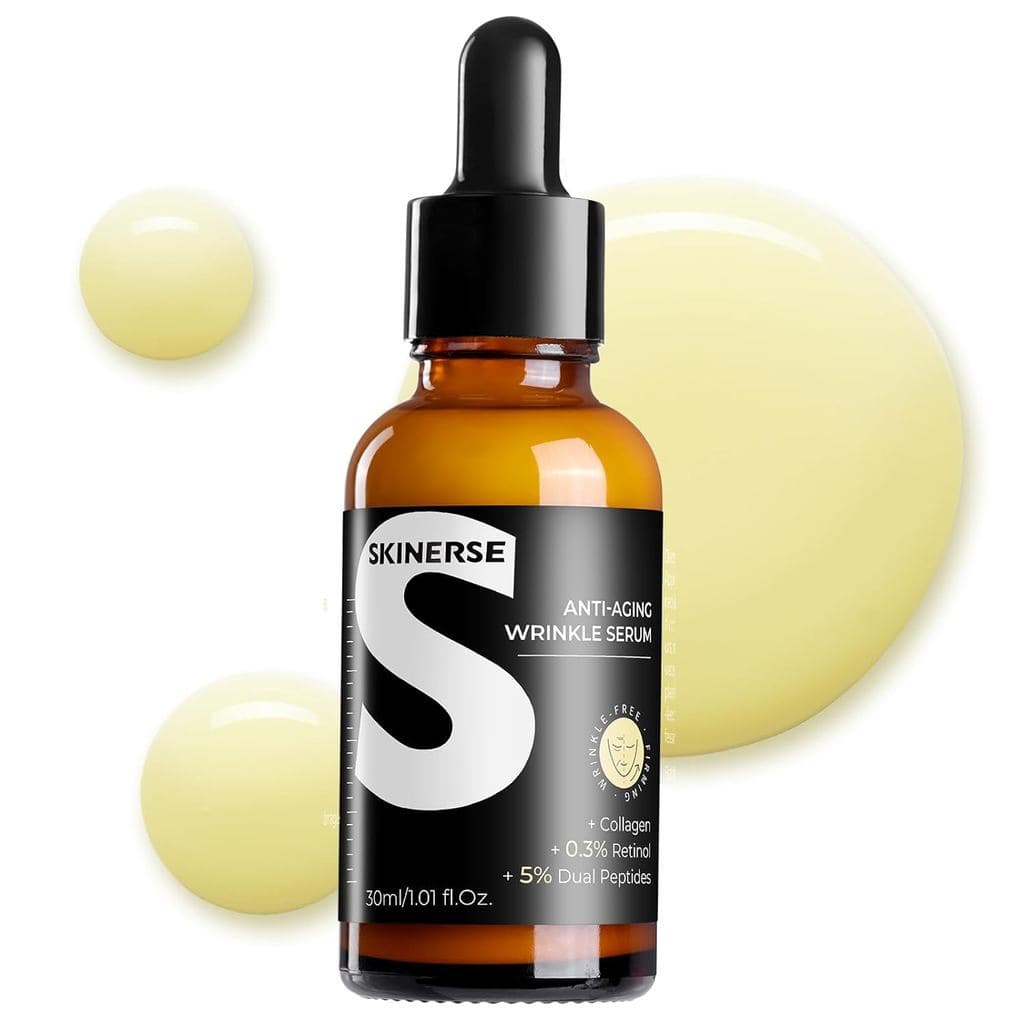 Sérum de Retinol para o Rosto, Sérum Anti-Idade, Colágeno Retinóide com Vitamina E, Reparação Rápida de Linhas Finas, Re
