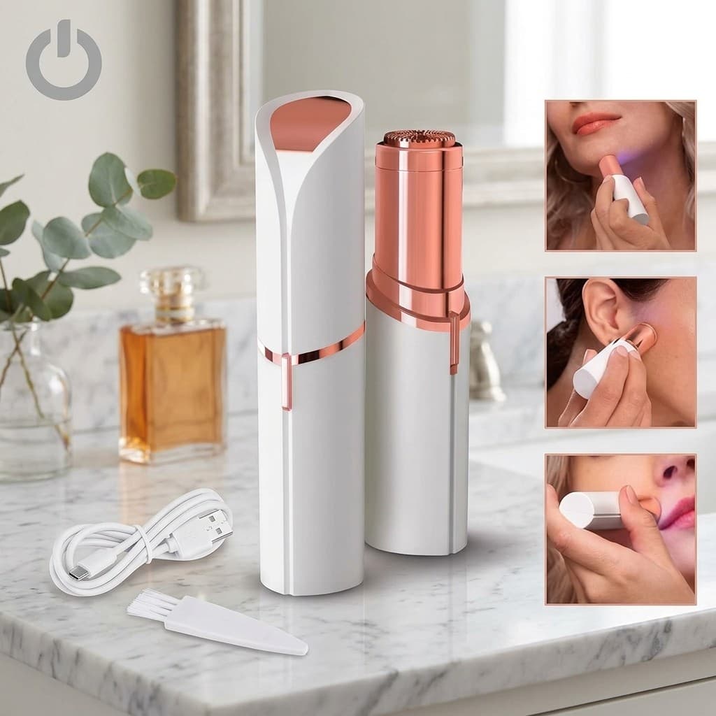Depilador Facial Batom Profissional Remoção De Pelos Finos Sem Fazer Ferida