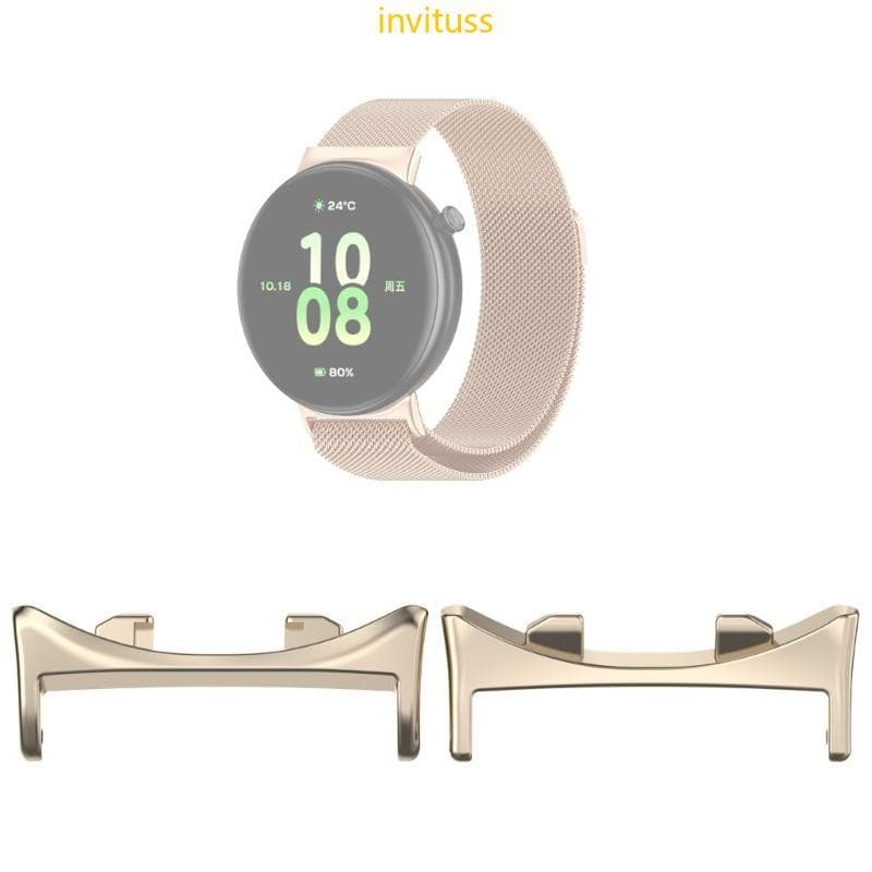 Conectores Metal Confiáveis Inv Para Relógio Fit 20mm Uso Diário Garante Durabilidade 2 Unidades