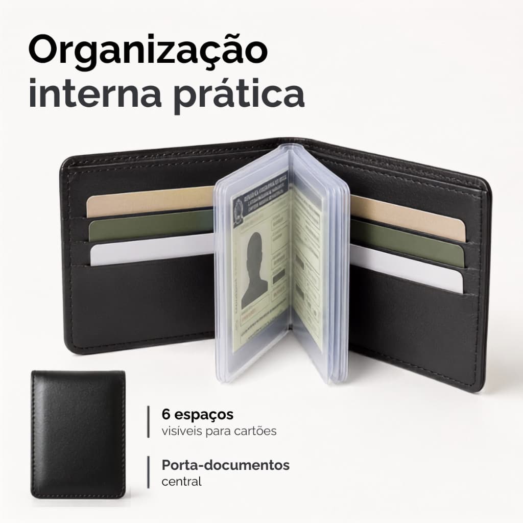 Carteira Masculina Couro Legítimo Modelo Grande Alta Qualidade