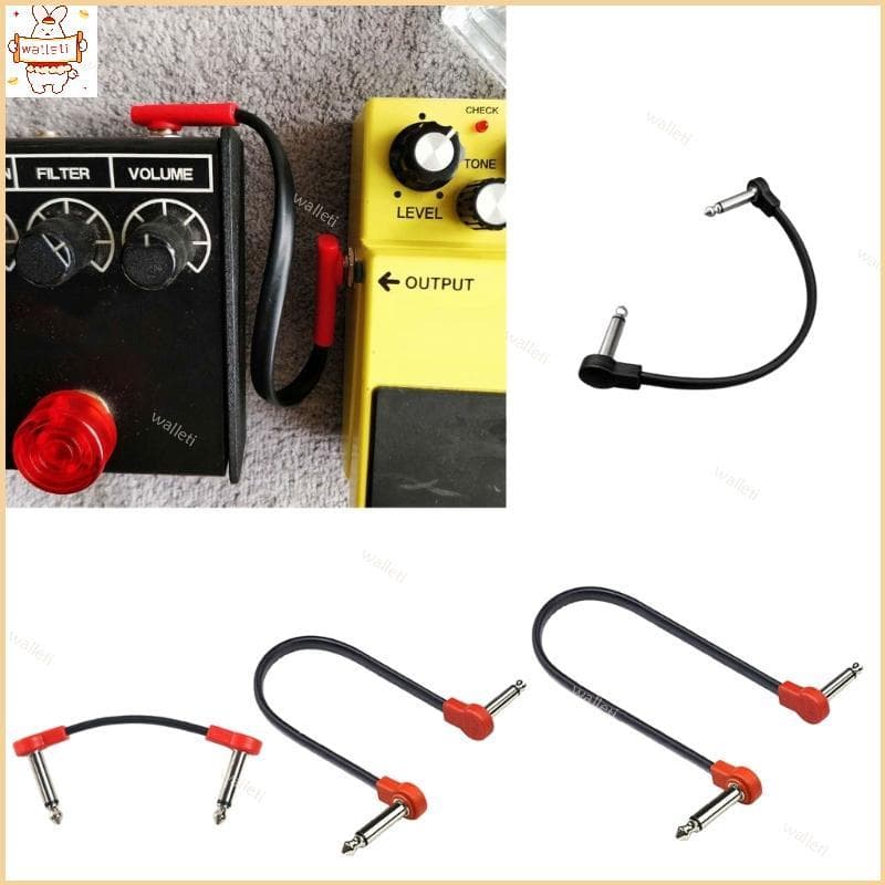 Cabos Pedal Efeito Guitarra Plugue Pedais Baixo Ruído E Boa Qualidade