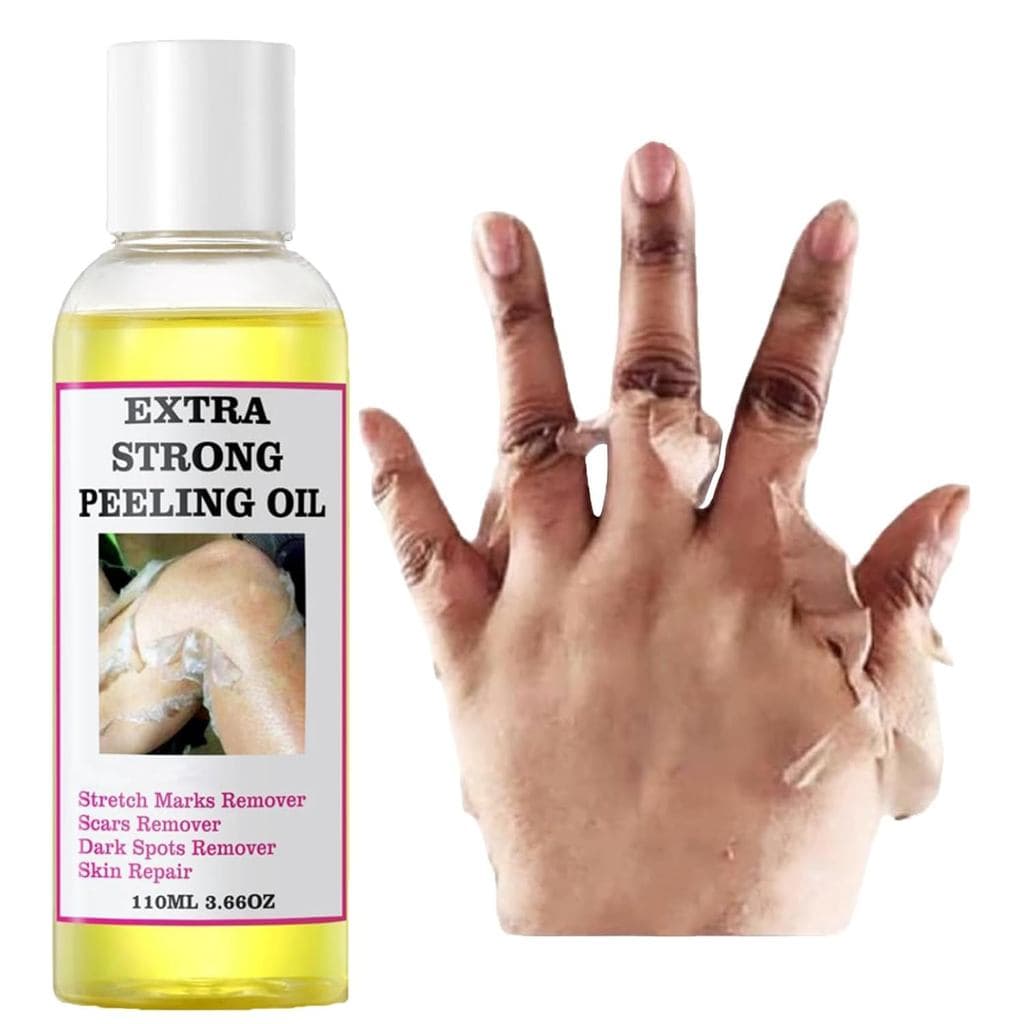 Óleo Esfoliante para Pele Escura, Óleo Esfoliante Amarelo, Óleo Esfoliante Extra Forte, Solução Esfoliante para o Corpo