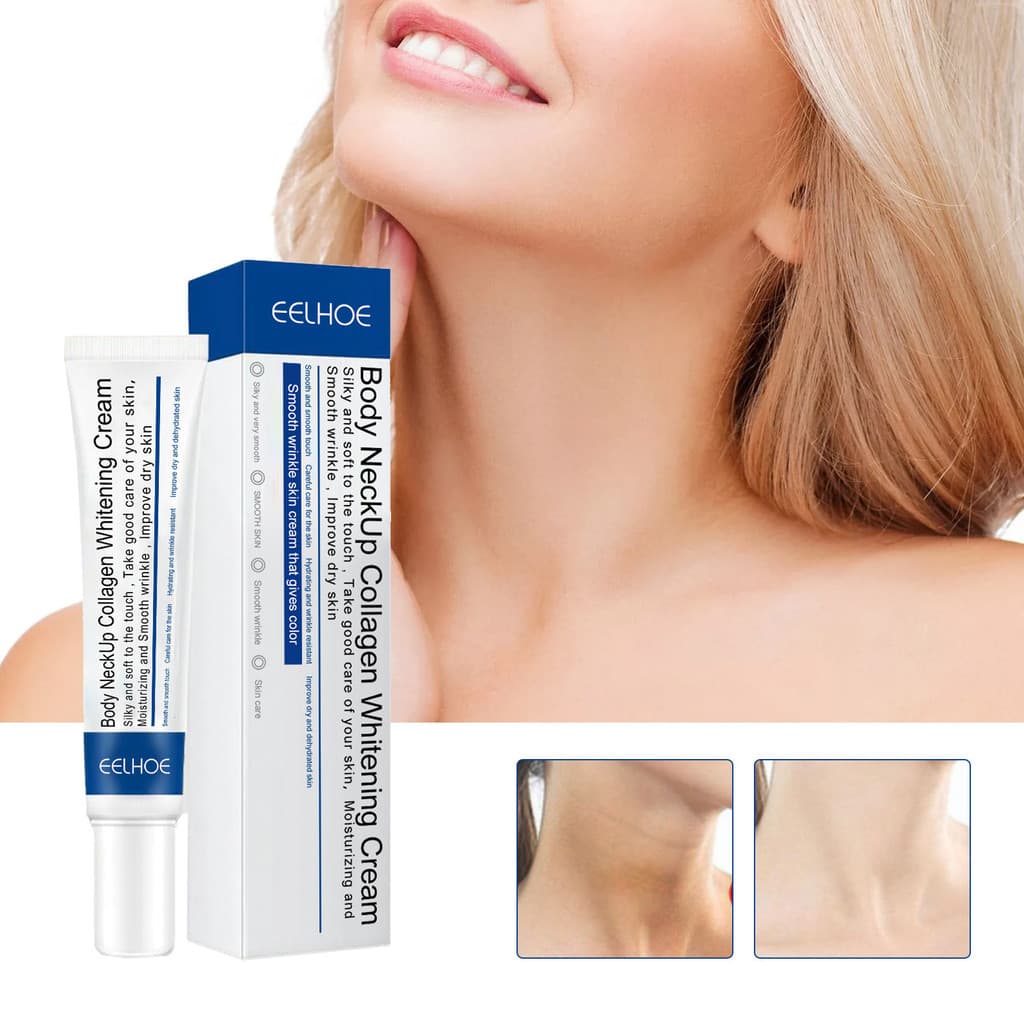 Creme Antienvelhecimento De Colágeno Para Pescoço , Com Efeitos Clareadores , Hidratantes , Reafirmantes E lifting , Pod