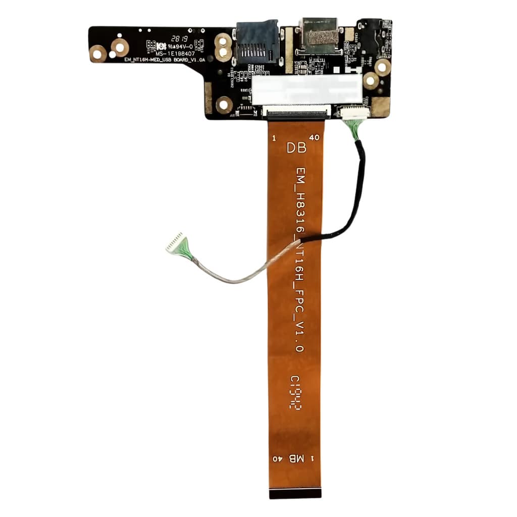 Placa Filha Auxiliar USB, ÁUDIO, CARTÃO Do Notebook Positivo Duo Q432A