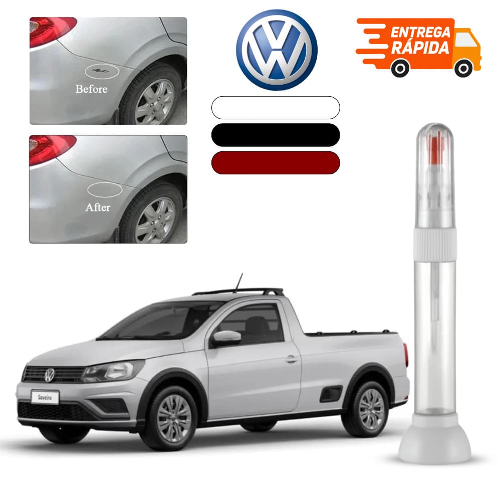 Volkswagen Saveiro Caneta Retoque Automotiva Pintura Reparo Tira Risco Arranhão