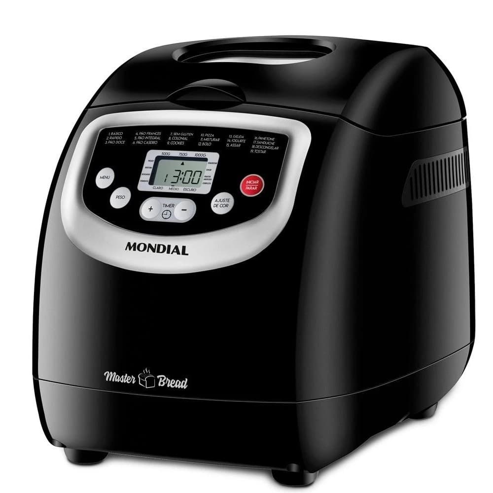 Panificadora Automática Mondial Master Bread 700W NPF-53 - Preto 127V