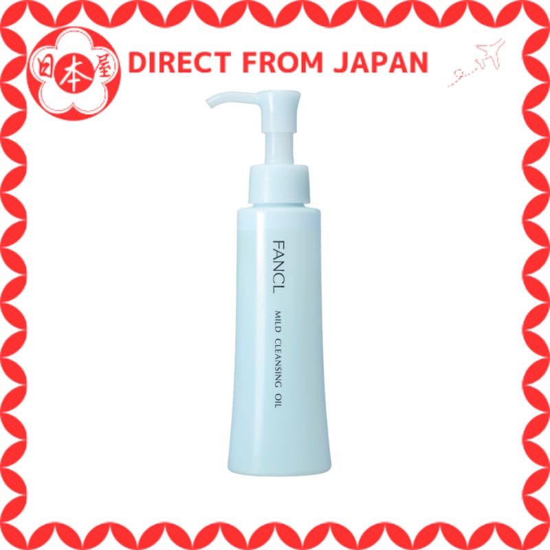 FANCL Mild Cleansing Oil × 1 frasco Removedor de maquiagem, limpeza de cravos, poros, oleosidade [Direct from Japan]