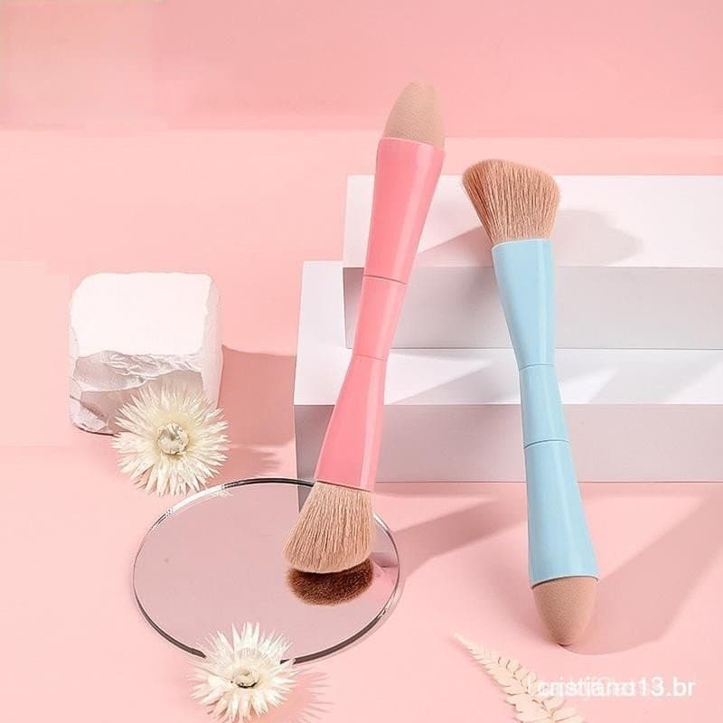 Conjunto de Pincéis de Maquiagem Removíveis, Ferramentas de Beleza Multifuncionais, Portátil para Viagens, Novo