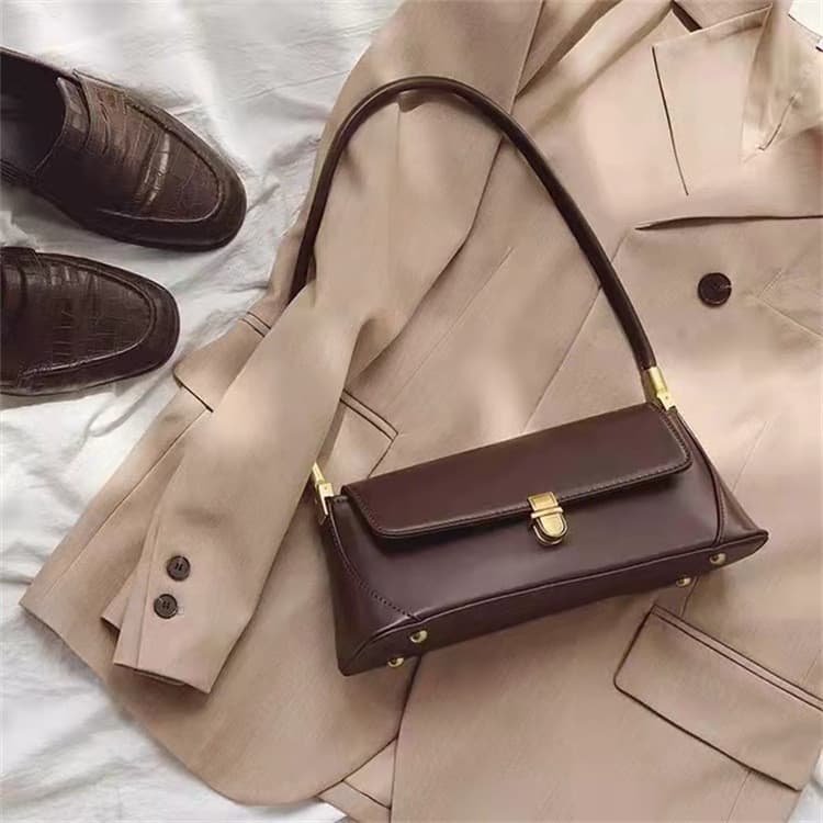 Niche Design High-End Retro Coreano ins2022 Spring New Style Underarm Bag Bag Baguette Baguette Fêmea Saco para todos os