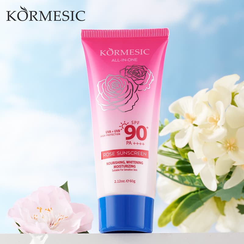 Protetor solar diário Beauty Rose refrescante branco kormésico ao ar livre pronto estoque hidratante DTFH