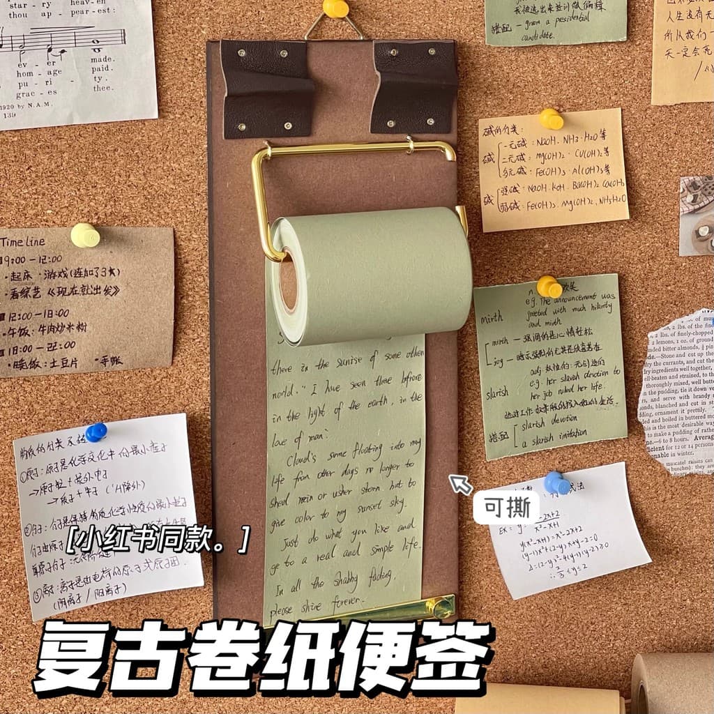 Clipe para anotações, organizador cor de café, porta-recibos de sobremesas, alto valor estético, decoração multifunciona