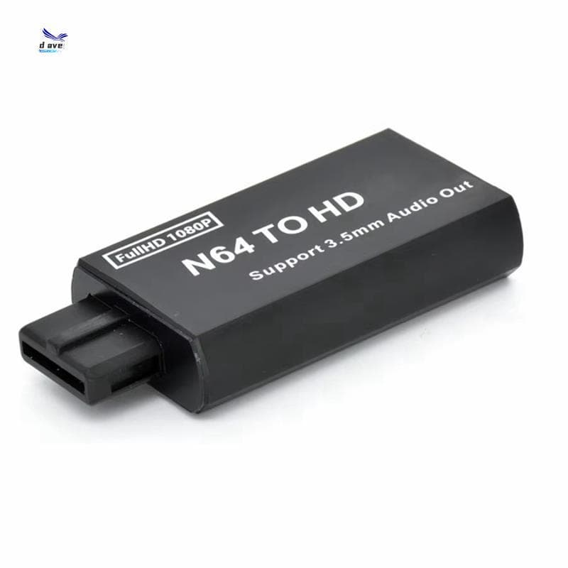 1080P N64 Para-Conversor Compatível Adaptador De Jogo Plug and Play Cabo HD 64/SNES Acessórios