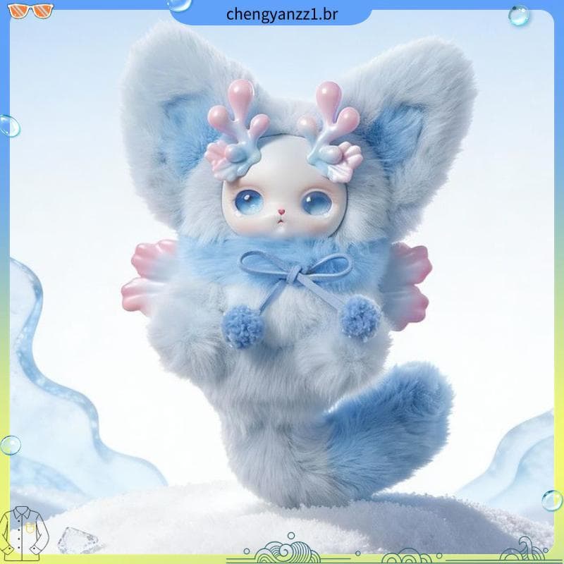 Novo autêntico LOLOAN Mengyin montanha mar série na moda jogar caixa misteriosa Tie-Dye artesanato pingente de pelúcia b
