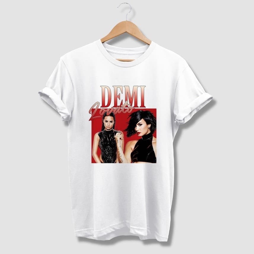Camiseta 100% Algodão Unissex DEMI 
LOVATOLOVATOROCK RIO BLUSA PREMIUM