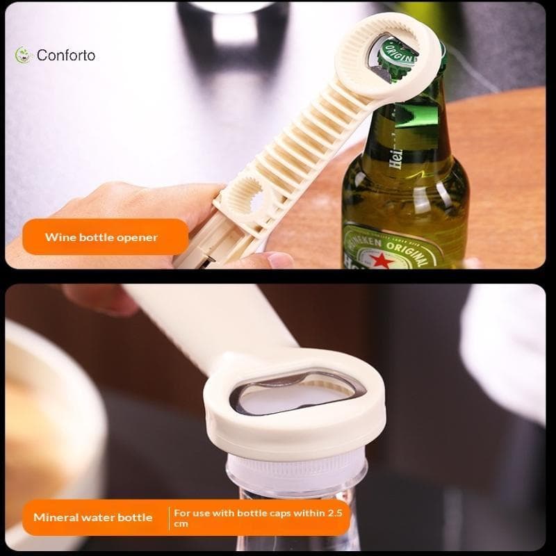 [EruditeCourtB] 1 Unidade Abridor De Jarras Multifuncional Garrafas De Bebidas Abridores De Vinho Utensílios De Cozinha
