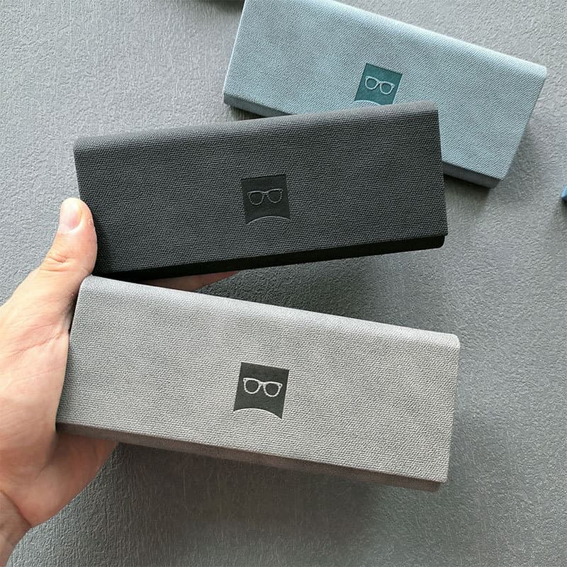 Estojo de óculos de compressão portátil masculino Retro grande estudante magnético adulto High-End miopia óculos caixa d