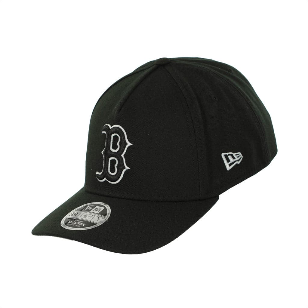 Boné New Era 39Thirty M-Crown A-Frame Boston Red Sox Preto - Único