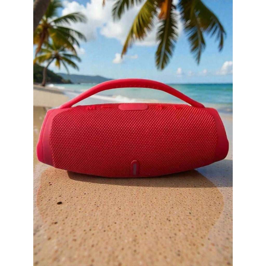 Mega Caixa De Som Boombx3 Premium Bluetooth A Prova D'água Potente 1ra Linha Grave e Qualidade De Som Duração 32Cm