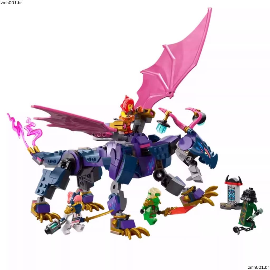 Compatível mestre Dragão 71842 Blocos De Construção Modelo Lego Ninjago série Brinquedos Educativos