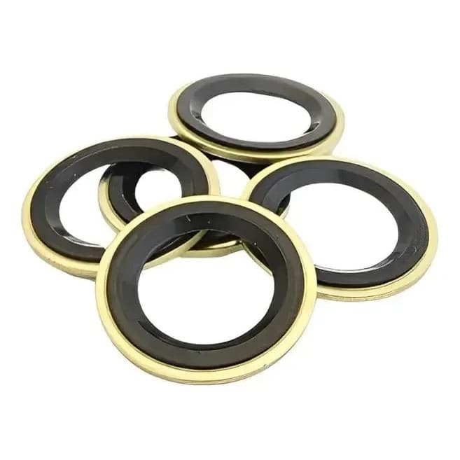 10x Arruela Anel Vedação Bujão Cárter 30mm Emborrachada Amarelo