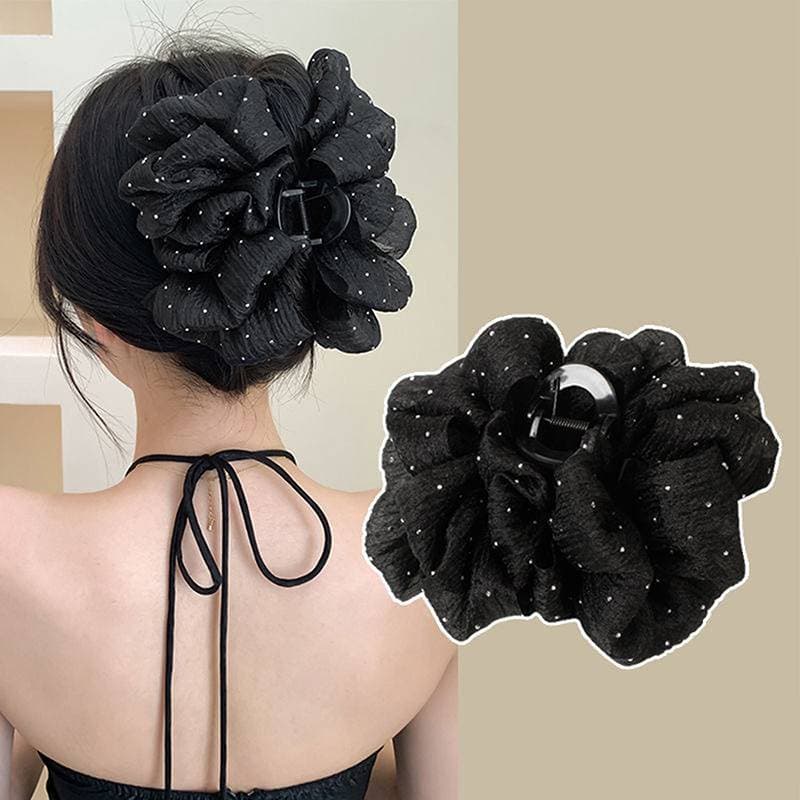 Elegante Bowknot Grampos De Cabelo Feminino Temperamento Malha Grampo Moda Acessórios Para O Menina Estilo Hairpin Headd