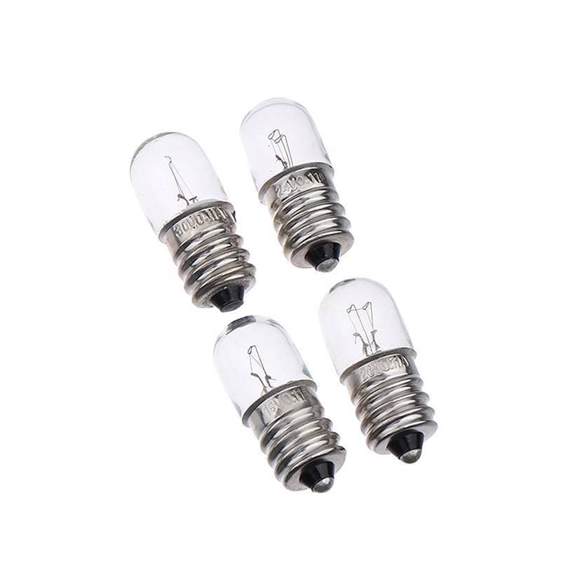 1Pc E12 18V 24V 28V 30V Mini Lâmpada Para Luz Indicadora Pequena Experimento De Teste Lanterna De Ensino À Base De Paraf