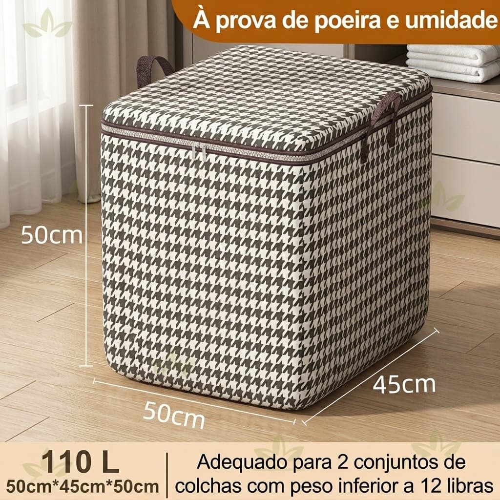 Saco Organizador Tnt 110 Litros Capacidade Gigante Para Cobertores Mudar
