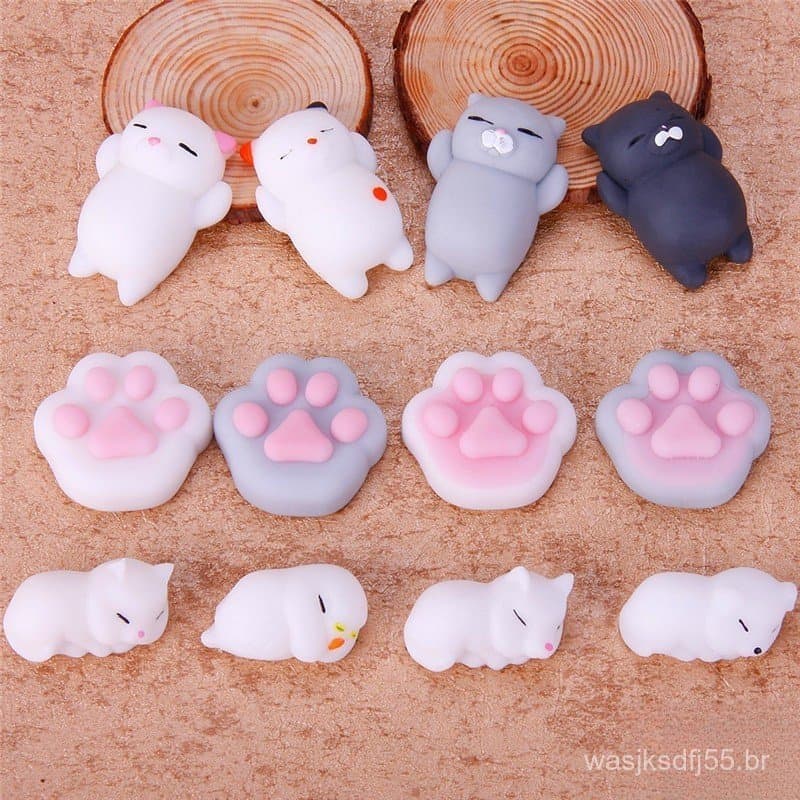 Brinquedos Suaves Enviados Simulação De Elevação Animal Patas De Gato Bonitas Brinquedo De Mão