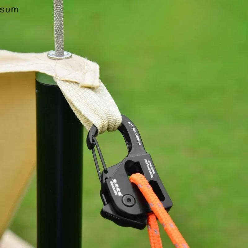 Tensor De Corda De Barraca , Liga De Alumínio , À Prova De Ferrugem , Forte Suporte De Carga , Leve , Portátil , Ajustad