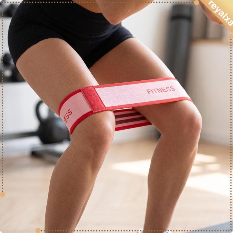 [Reyalxa] Faixa De Resistência De Material Faixas De Glúteos Fitness De Ampla Para Casa