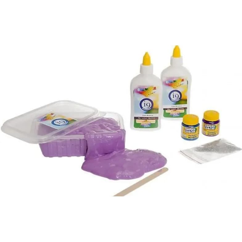 Slime  Euqfiz  Kit para Fazer 2 Slimes Completo  -  I9 Brinquedos