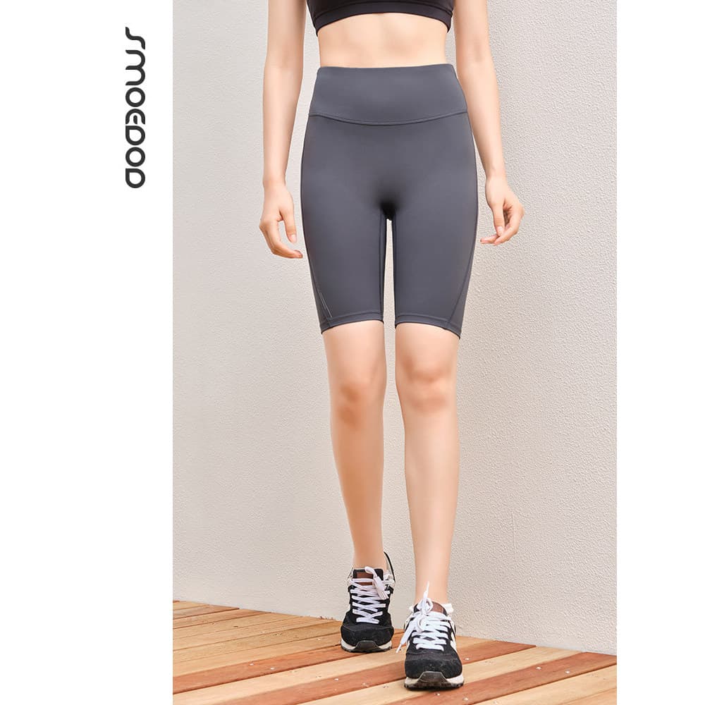 Shu Mu Yiduo Yoga calças cortadas terno feminino Hip-Lifting magro exterior usar roupas de Fitness correndo calças de ci