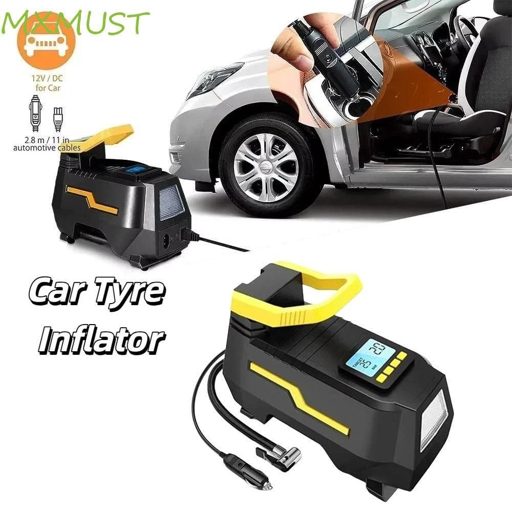 MXMUST Inflador De Pneus , Medidor De Pressão Digital Portátil , De Carro , Bomba De Ar Elétrica 2 Em 1