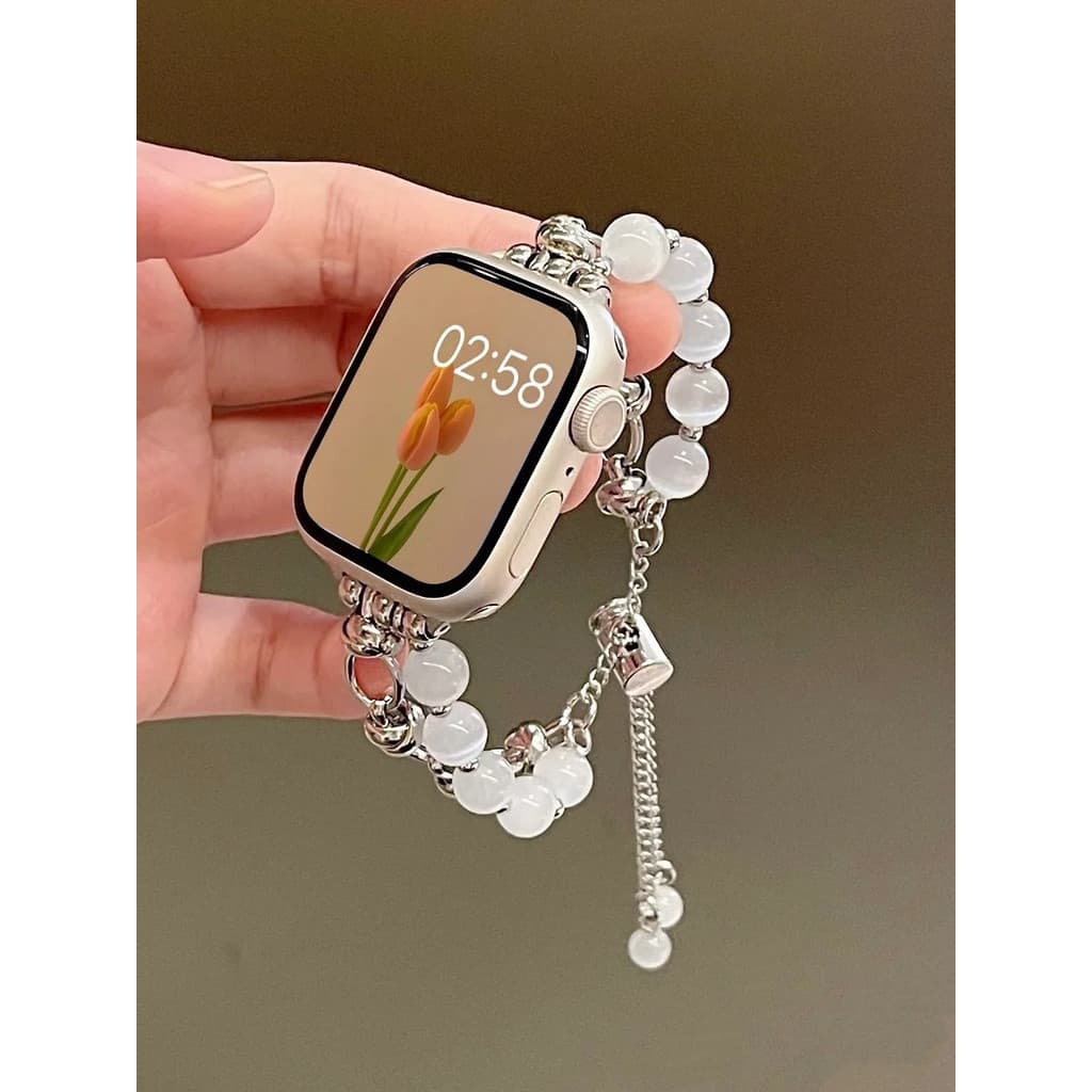 Pulseira de Cristal Olho de Gato Compatível com Apple Watch iWatch 1098 Série 76SE