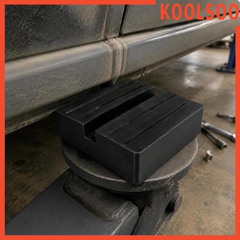 [Koolsoo] Almofada De Borracha Hidráulica Reforçada , Bloco De Elevação Estável , Base Ranhurada Resistente Ao Desgaste