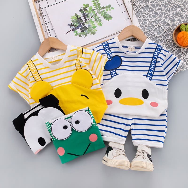 2026 roupas infantis verão novo estilo roupas infantis meninos bebê infantil terno camiseta de manga curta de duas peças